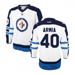 Joel Armia Youth Reebok Winnipeg Jets Premier White Away Jersey