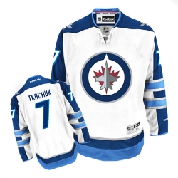 Keith Tkachuk Reebok Winnipeg Jets Authentic White Away NHL Jersey