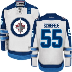 Mark Scheifele Reebok Winnipeg Jets Authentic White Away NHL Jersey