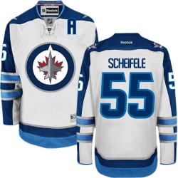 Mark Scheifele Reebok Winnipeg Jets Premier White Away NHL Jersey