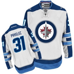 Ondrej Pavelec Reebok Winnipeg Jets Authentic White Away NHL Jersey