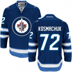 Scott Kosmachuk Reebok Winnipeg Jets Authentic Navy Blue Home Jersey