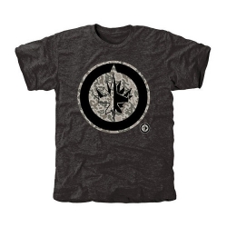 NHL Winnipeg Jets Black Rink Warrior Tri-Blend T-Shirt