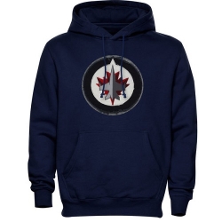 NHL Levelwear Winnipeg Jets Freshman Hoodie - Navy Blue