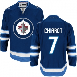 Ben Chiarot Youth Reebok Winnipeg Jets Authentic Navy Blue Home Jersey