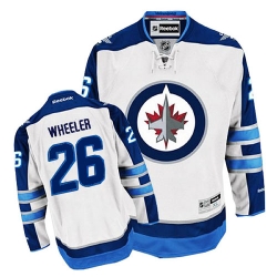 Blake Wheeler Reebok Winnipeg Jets Authentic White Away NHL Jersey