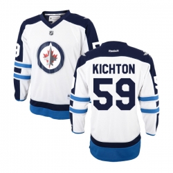 Brenden Kichton Reebok Winnipeg Jets Premier White Away Jersey
