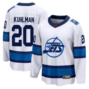 Karson Kuhlman Men's Fanatics Branded Winnipeg Jets Breakaway White Special Edition 2.0 Jersey