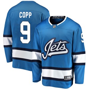 Andrew Copp Men's Fanatics Branded Winnipeg Jets Breakaway Blue Alternate Jersey
