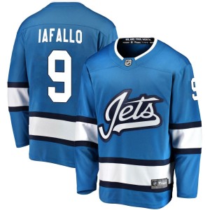 Alex Iafallo Men's Fanatics Branded Winnipeg Jets Breakaway Blue Alternate Jersey