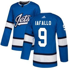 Alex Iafallo Men's Adidas Winnipeg Jets Authentic Blue Alternate Jersey