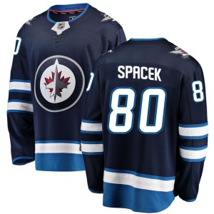 Michael Spacek Men's Fanatics Branded Winnipeg Jets Breakaway Blue Home Jersey