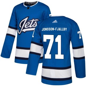 Axel Jonsson-Fjallby Youth Adidas Winnipeg Jets Authentic Blue Alternate Jersey