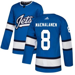 Saku Maenalanen Youth Adidas Winnipeg Jets Authentic Blue Alternate Jersey