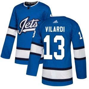 Gabriel Vilardi Youth Adidas Winnipeg Jets Authentic Blue Alternate Jersey