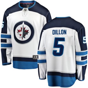 Brenden Dillon Youth Fanatics Branded Winnipeg Jets Breakaway White Away Jersey