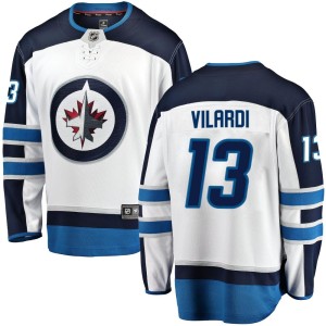 Gabriel Vilardi Youth Fanatics Branded Winnipeg Jets Breakaway White Away Jersey
