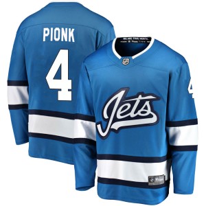 Neal Pionk Youth Fanatics Branded Winnipeg Jets Breakaway Blue Alternate Jersey