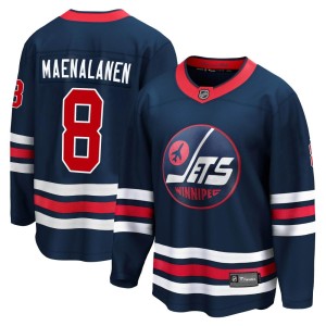 Saku Maenalanen Men's Fanatics Branded Winnipeg Jets Premier Navy 2021/22 Alternate Breakaway Player Jersey