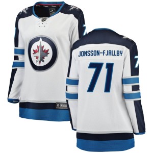 Axel Jonsson-Fjallby Women's Fanatics Branded Winnipeg Jets Breakaway White Away Jersey