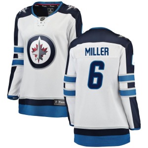 Colin Miller Women's Fanatics Branded Winnipeg Jets Breakaway White Away Jersey