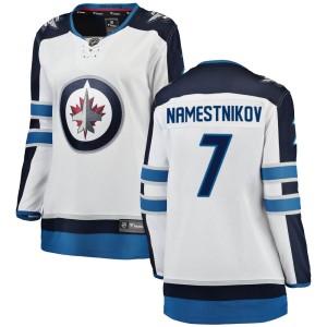 Vladislav Namestnikov Women's Fanatics Branded Winnipeg Jets Breakaway White Away Jersey