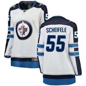 Mark Scheifele Women's Fanatics Branded Winnipeg Jets Breakaway White Away Jersey