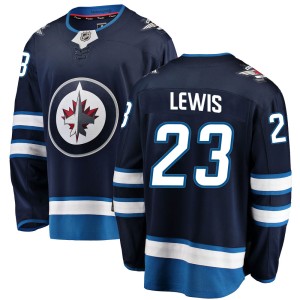 Trevor Lewis Youth Fanatics Branded Winnipeg Jets Breakaway Blue Home Jersey
