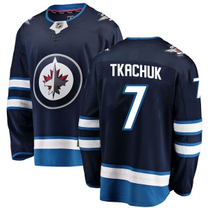 Keith Tkachuk Youth Fanatics Branded Winnipeg Jets Breakaway Blue Home Jersey