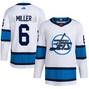 Colin Miller Youth Adidas Winnipeg Jets Authentic White Reverse Retro 2.0 Jersey