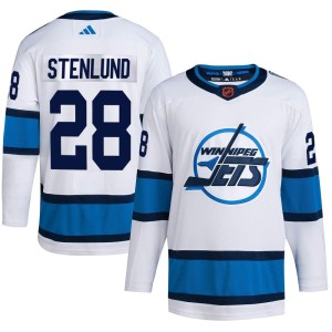 Kevin Stenlund Youth Adidas Winnipeg Jets Authentic White Reverse Retro 2.0 Jersey