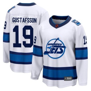 David Gustafsson Youth Fanatics Branded Winnipeg Jets Breakaway White Special Edition 2.0 Jersey