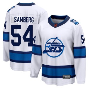 Dylan Samberg Youth Fanatics Branded Winnipeg Jets Breakaway White Special Edition 2.0 Jersey