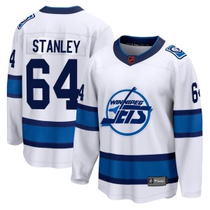 Logan Stanley Youth Fanatics Branded Winnipeg Jets Breakaway White Special Edition 2.0 Jersey