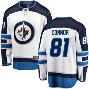 Kyle Connor Men's Fanatics Branded Winnipeg Jets Breakaway White Away Jersey