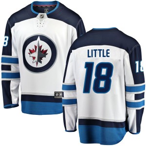 Bryan Little Men's Fanatics Branded Winnipeg Jets Breakaway White Away Jersey