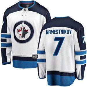 Vladislav Namestnikov Men's Fanatics Branded Winnipeg Jets Breakaway White Away Jersey