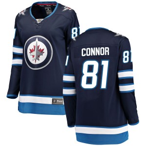 Kyle Connor Women's Fanatics Branded Winnipeg Jets Breakaway Blue Home Jersey