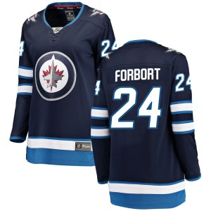 Derek Forbort Women's Fanatics Branded Winnipeg Jets Breakaway Blue Home Jersey