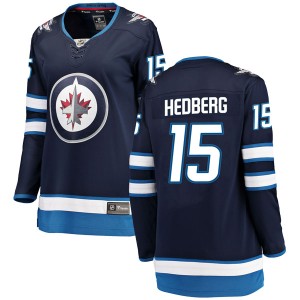 Anders Hedberg Women's Fanatics Branded Winnipeg Jets Breakaway Blue Home Jersey