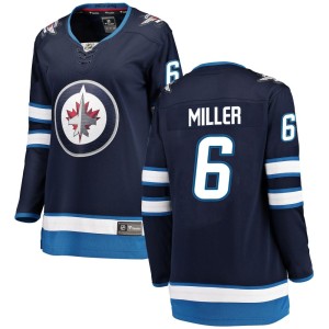 Colin Miller Women's Fanatics Branded Winnipeg Jets Breakaway Blue Home Jersey