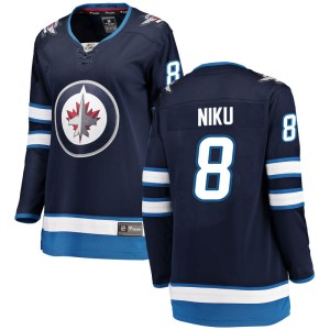 Sami Niku Women's Fanatics Branded Winnipeg Jets Breakaway Blue Home Jersey