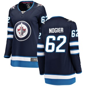 Nelson Nogier Women's Fanatics Branded Winnipeg Jets Breakaway Blue Home Jersey