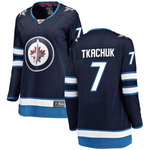 Keith Tkachuk Women's Fanatics Branded Winnipeg Jets Breakaway Blue Home Jersey