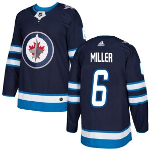 Colin Miller Youth Adidas Winnipeg Jets Authentic Navy Home Jersey