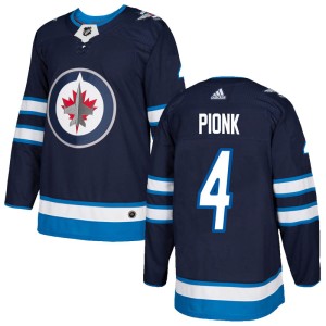 Neal Pionk Youth Adidas Winnipeg Jets Authentic Navy Home Jersey