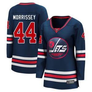 Josh Morrissey Women's Fanatics Branded Winnipeg Jets Premier Navy 2021/22 Alternate Breakaway Player Jersey