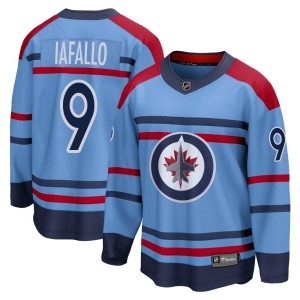 Alex Iafallo Youth Fanatics Branded Winnipeg Jets Breakaway Light Blue Anniversary Jersey