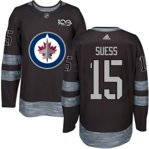 C.J. Suess Youth Winnipeg Jets Authentic Black 1917-2017 100th Anniversary Jersey