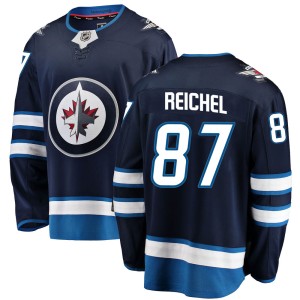 Kristian Reichel Youth Fanatics Branded Winnipeg Jets Breakaway Blue Home Jersey